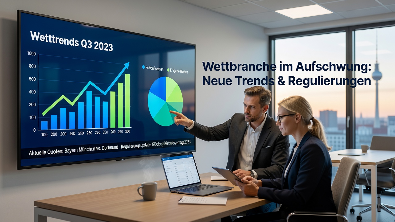 Grafik zur Channelization-Rate im deutschen Online-Glücksspielmarkt mit Balkendiagrammen, die den Anteil regulierter Wetten zeigen