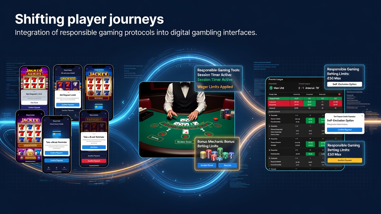 Mobile Schnittstellen zeigen integrierte verantwortungsvolle Glücksspielprotokolle in Zahlungs- und Bonusflüssen